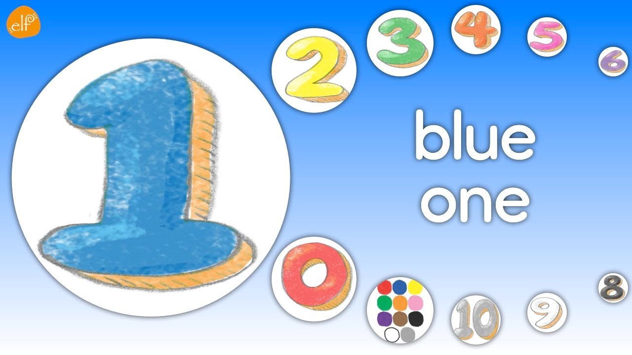 colors and numbers chant for preschool and kindergarten kids elf