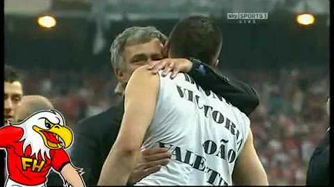 Bayern Munich 0-2 Inter Milan - Jose Mourinho Crying and Celebrations