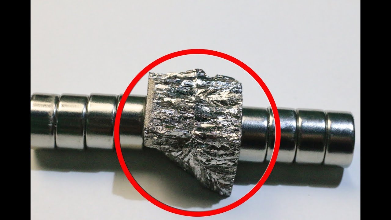 Экранирование магнитного поля при помощи висмута, не так просто. - YouTube