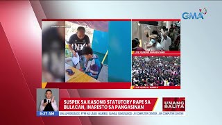 Suspek sa kasong statutory rape sa Bulacan, inaresto sa Pangasinan | UB