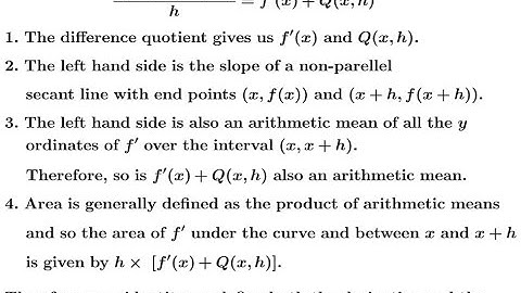 The Holy Grail of Calculus - My Historic Geometric Theorem of January 2020.