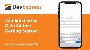 FREE Xamarin Data Input Editors: AutoComplete, Password, Combo Box, Numeric & More (Getting Started)