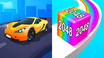 Race Master 3D VS Jelly Run 2048 - All Levels Gameplay Android iOS Ep 1