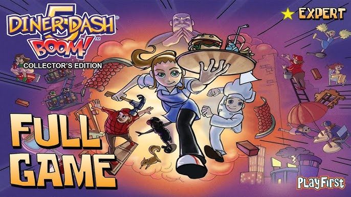 Diner Dash: Seasonal Snack Pack (PC) - Full Game 1080p60 HD Walkthrough -  No Commentary 
