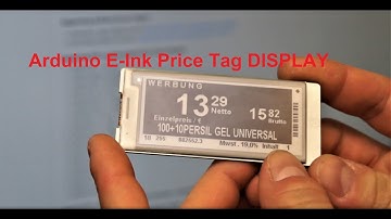 Old Price Tag to Cheap Arduino E-Ink Display How To solder