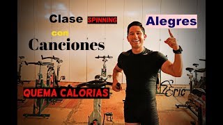 Clase Completa de Spinning Velocidad-Fuerza Quema Calorías