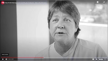 Non-Profit Management Certificate Graduate - Mary Blockberger