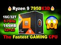 🔥World&#39;s &quot;FASTEST GAMING&quot; CPU🔥Ft. AMD Ryzen 7950X3D, 7900X3D, 7800X3D @KshitijKumar1990