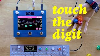 Poly Digit Demo - A Quad Channel Touchscreen Effects Pedal
