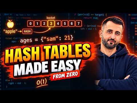 Hash Tables Explained: Why 'x in set' Is 189,000x Faster Than a List (Step by Step)
