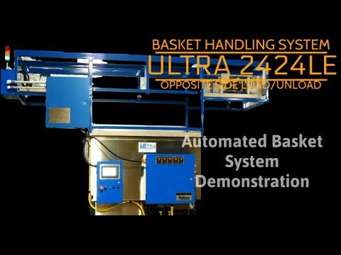 ULTRA 2424LE Vapor Degreaser with Basket Handling System