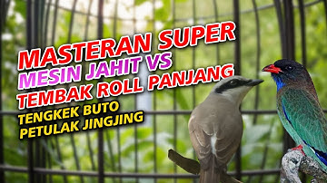 MASTERAN SUPER MESIN JAHIT TENGKEK BUTO VS TEMBAK ROLL PANJANG PETULAK JINGJING