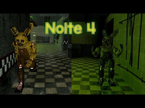 A melhor partida de todas!!! E o spring na velocidade da luz - FNAF 3 Doom  Remake Android (Noite 4) 