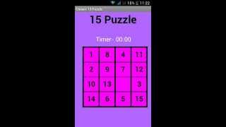 Classic 15 Puzzle Game Tutorial screenshot 2