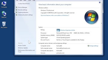 Windows 7 Check for Performance Issues