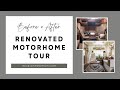 RV Before and After: Renovated Motorhome Tour | Rustic RV Interior