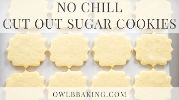 Sugar Cookie Cut Outs | A No Chill Recipe