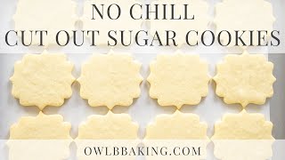 Sugar Cookie Cut Outs | A No Chill Recipe