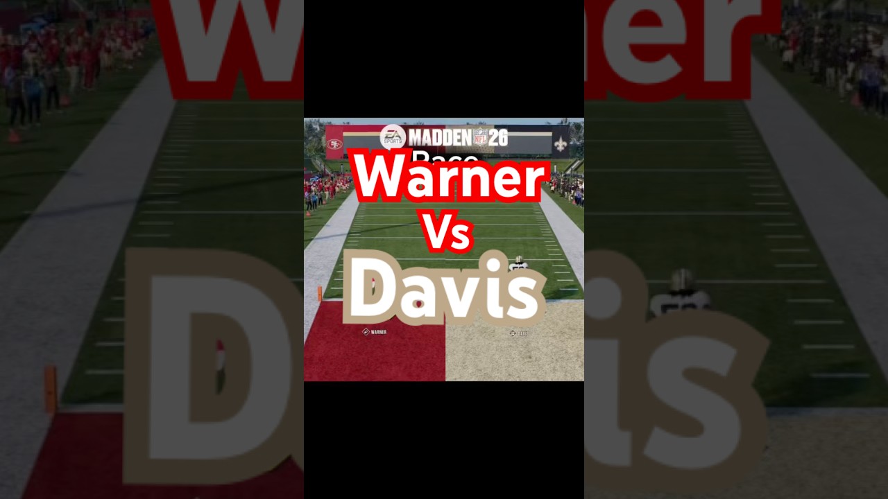 Madden 26 Race| Fred Warner vs Demario Davis 