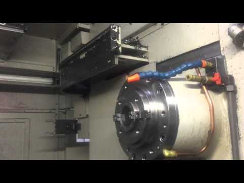 KURAKI KBM 11X-P Twin Pallet 5 Axis Horizontal Boring & Milling Machine with Fanuc 16i-MB Control