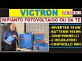 VICTRON PROGETTO FOTOVOLTAICO FAI DA TE  #victron #fotovoltaico
