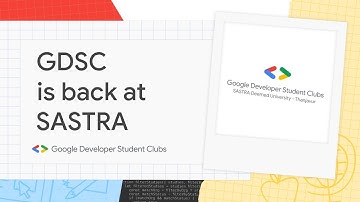 Google Developer Student Clubs is back at SASTRA University!