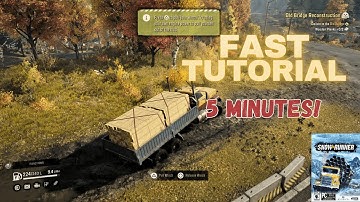 How to Finish the SnowRunner Tutorial in Minutes and Unlock the Game Fast! | Snowrunner Tutorial