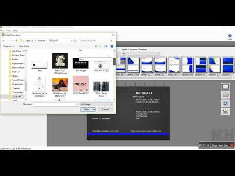 How to create your own Business Card Using CardWorks Software by NCH