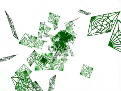 ORIGAMI CREASE PATTERNS in POV-RAY