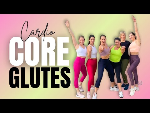 50 MIN Standing Cardio & Waist Slimming Workout ⟩⟩ Booty • Thighs • Abs