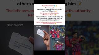Akash Singh, Note 📝 "Akki on fire, Akash Knows how to take wickets in T20 game" 🔥|#shorts #ipl2026