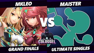 Colossel GRAND FINALS - MkLeo (Pyra Mythra) Vs. Maister (Game & Watch) SSBU Ultimate Tournament