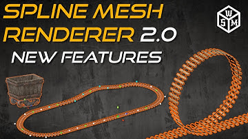 Spline Mesh Renderer v2.0 - New Features Demo