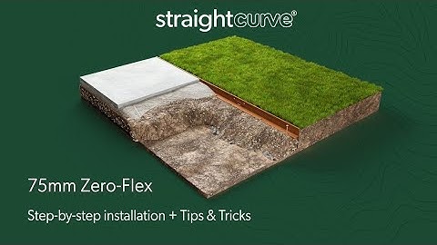 Straightcurve® Zero-Flex Garden Edging - 75 mm - 3 inch - Installation and Tips Video