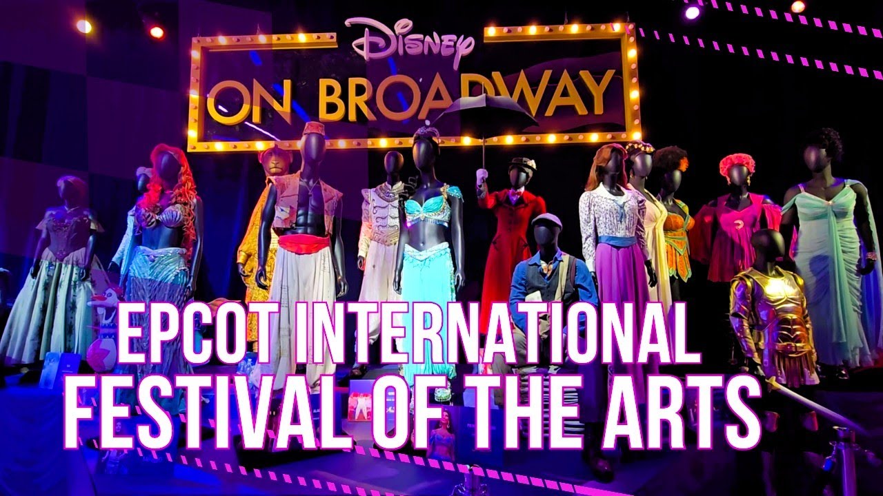 🎭 Международный фестиваль искусств в EPCOT🎨 Disney on Broadway, костюмы и творческая магия ✨