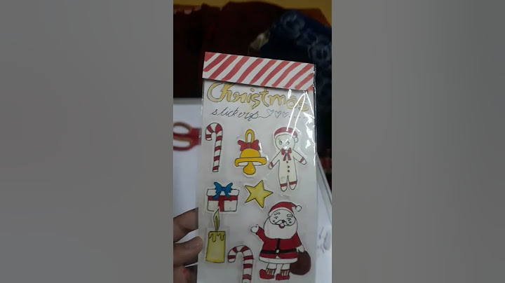 homemade Christmas stickers🎄🎁🎀🎊🎉||#shorts