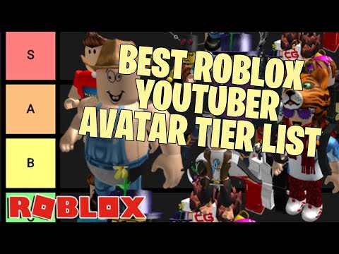 Best Roblox Youtuber Avatar Tier List Youtube - ranking the best roblox youtubers