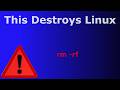 rm -rf: The Most Dangerous Linux Commands Explained.