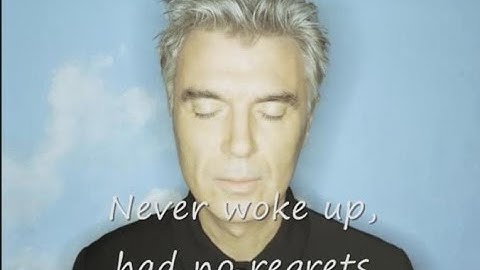 Talking Heads -  Memories can