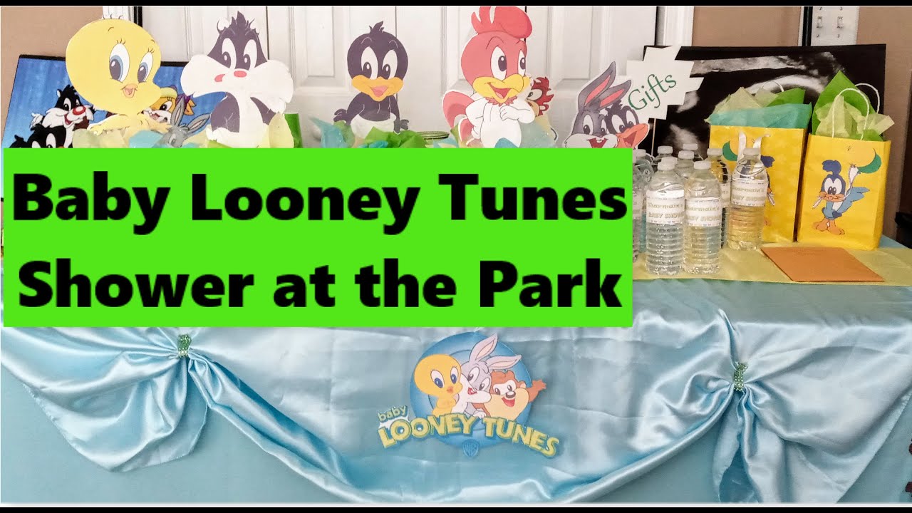 Set up with me / Baby Looney Tunes Baby Shower - YouTube
