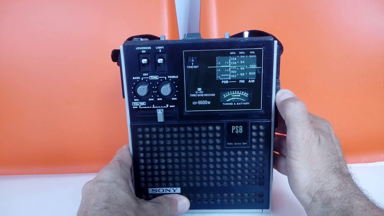 Radio Japonês Sony Icf5500w PSB/AM/FM YouTube