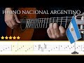 HIMNO NACIONAL ARGENTINO  🎸  (Arreglo para GUITARRA) | Tutorial + TABS |