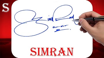 Simran Name Signature Style | S Signature Style | Signature Style of My Name Simran