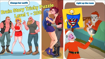Brain Story Tricky Puzzle Answers | All Levels | Level 1-200