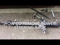 Audi A4 B6/B7 How to remove Power steering rack RHD (Passat B5)
