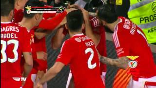 Golo de Andreas Samaris (livre) | Benfica 5-1 Braga | Liga NOS 2015/16