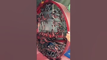 Bình phong tranh Mã Đáo Thành Công gỗ Trắc đỏ đen đã tìm được chủ nhân xứng tầm