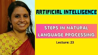 Lec:23 Steps in Natural Language processing screenshot 3