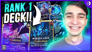 The BEST Deck in Legends of Runeterra!! Morgana Mordekaiser is INSANE!!