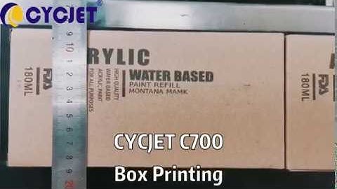 CYCJET C700 Carton Box Case Coder Large Character Inline Inkjet Coding Machine/Logo Barcode printer